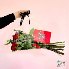 LOVE YOU Deluxe Roses Gift Bag