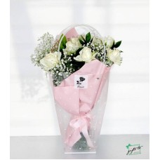 White Pearl Dreams Bouquet