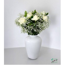 White Serenity Vase