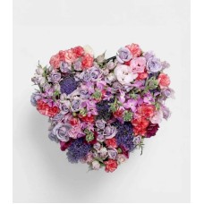 Blossoming Heart Seasonal Flower Arrangement