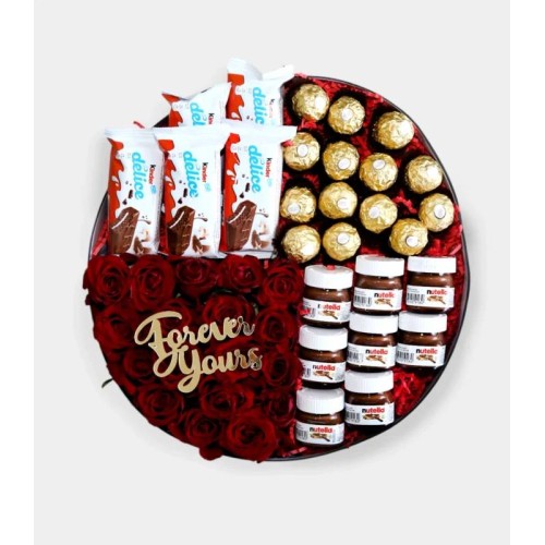 FOREVER YOURS: Luxury Roses and Chocolates