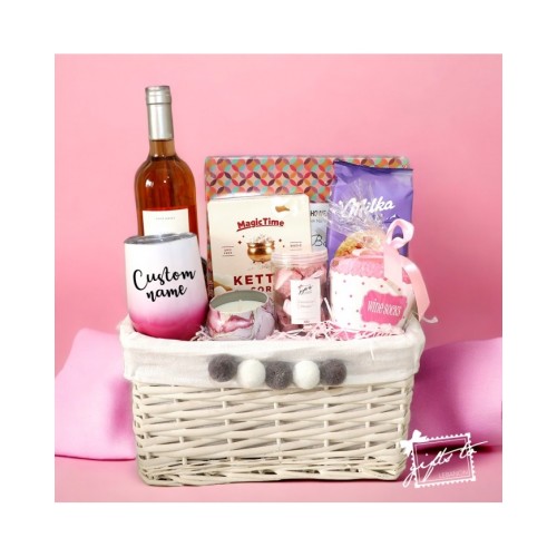 Customized Rose All Day Gift Basket