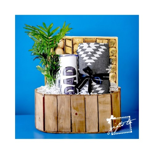 Dad's Baklava & Relaxation Gift Basket