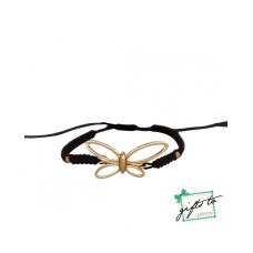 18K Gold Butterfly Bracelet