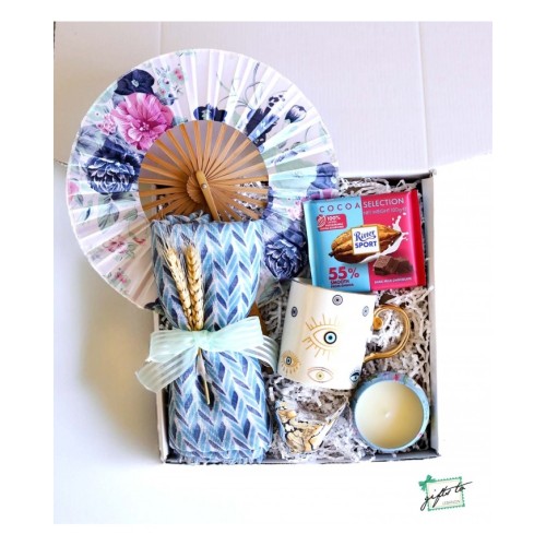 Elegance Unveiled Enchanted Floral Fan Gift Box