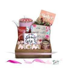 Porcelain Elegance Tea-Time Gift Box for Mom