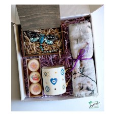 Gemstone Dragonfly Brooch Gift Box