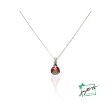 925 Sterling Silver Ladybug Pendant
