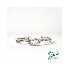 925 Sterling Silver Wire Bracelet for Men