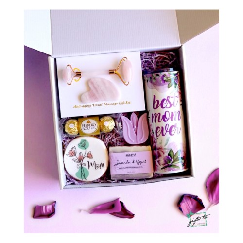 Lavender Spa Delights Tumbler Gift Box For Mom