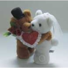 Bear wedding couple