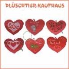 Plush heart, heart pillow, I love you
