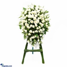 Funeral Wreath - White Roses