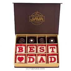 ' Best Dad ' 12 Piece Chocolate Box(java)