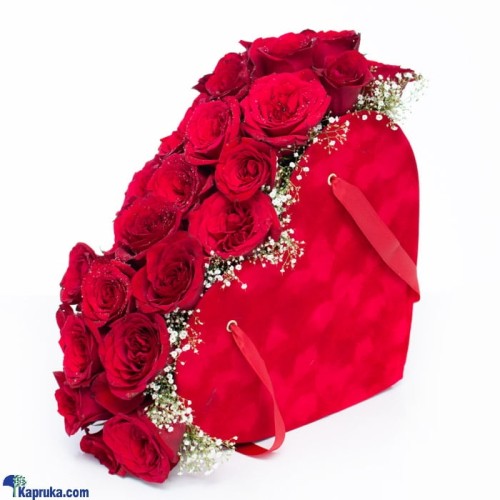 Heart Filled With Roses Flower Arrangement