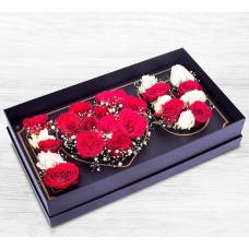 'I Love You' 16 Rose Flower Arrangement