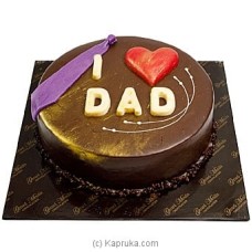 'I LOVE DAD' Father's Day Chocolate Gateau (GMC)
