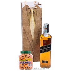 Johnnie Walker black Label With Cashew Bottle- Gift For Him - Gift For Season - Gift For Birthday