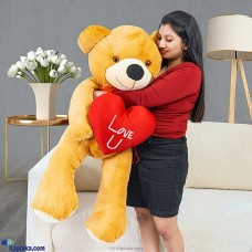 'love You' Fluffy Giant Teddy - (3.5ft)