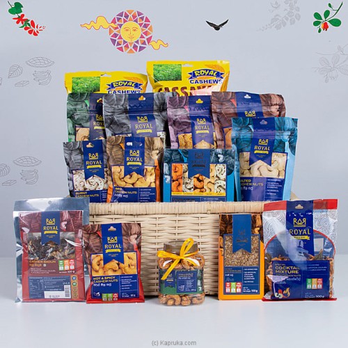 Royal Cashews Executive Deluxe Hamper Box.- Top Selling Hampers In Sri Lanka.