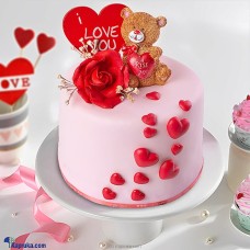 Sweetheart's Delightful Surprise Ribbon Cake