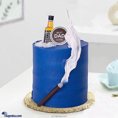 Dad's Blue Whiskey Treat