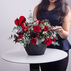 A Love So Beautiful Flower Arrangement With 16 Red Roses For Valentine