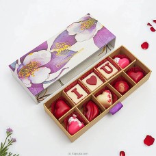 Valentine I Love U Purple 10 Pcs Box