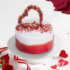 Valentine Golden Popcorn Delight Cake