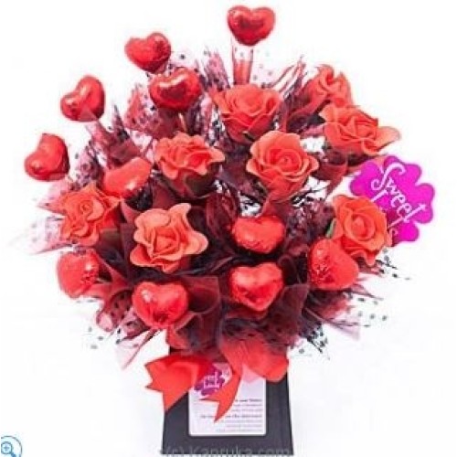 Red Rose Hearts