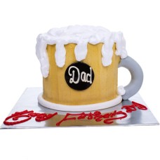 Divine Father's Day Beer Mug Cake