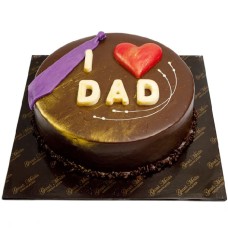 I Love Dad' Father's Day Chocolate Gateau