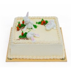 GREEN CABIN EASTER RIBBON CAKE