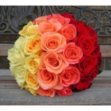 Red and Yellow Water Bouquet