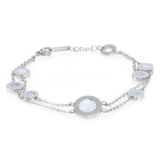 Stainless steel link bracelet