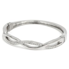 Stainless steel CZ bracelet