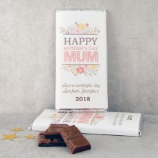 Personalised Happy Mother's Day Chocolate Bar