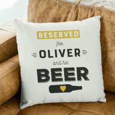 Cushion Reserved for a Beer Drinker