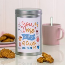 You Me and A Cup of Tea Tin with a Dozen Biscuits