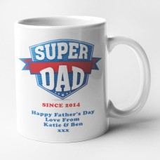 Personalised Super Dad Mug