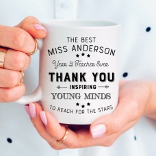 Personalised Inspirational Teacher Mug