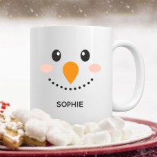 Personalised Festive Snowman Mug
