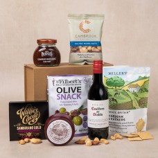 Cheese and Wine Treat Box - Red