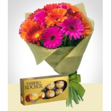 Sweet Gerberas(chocolate)