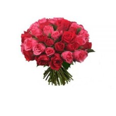 3 Dozen Red And  Pink Roses