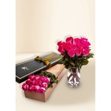 Roses - Pink - 12 Stems
