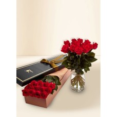 Roses - Red - 12 Stems