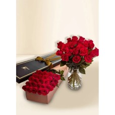 Roses - Red - 24 Stems for Valentine's Day