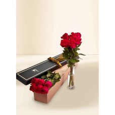 Roses Red - 6 Stems for Valentine's Day