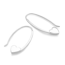 Heart Drop Earrings